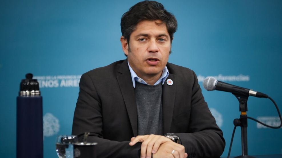 El gobernador de la provincia de Buenos Aires, Axel Kicillof