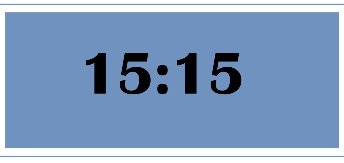 15:15 significado de la hora espejo según la numerología: cambio, creatividad y libertad