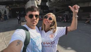 Morena Beltrán y Lucas Blondel