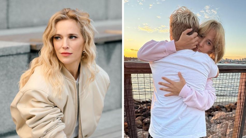 Luisana Lopilato junto a su hijo, Noah