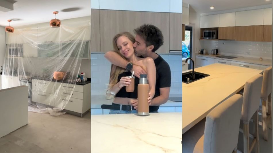 Nicolás Cabré y Rocío Pardo continúan remodelando su hogar