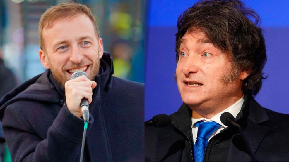 Federico Otermin y javier Milei 27082025