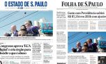 Los piedrazos a Milei en las tapas de los diarios brasileros