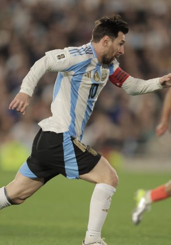 Lionel Messi con la Selección Argentina
