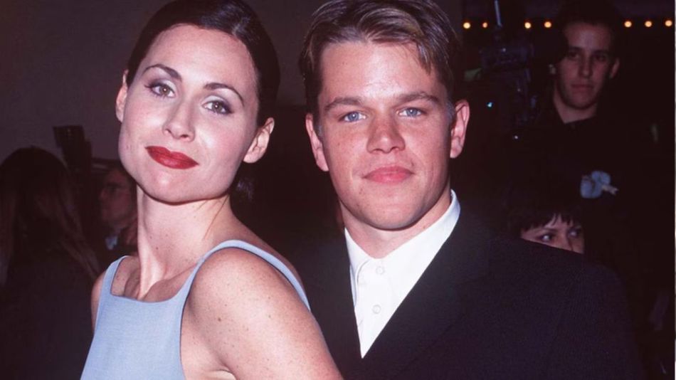 Minnie Driver y Matt Damon