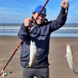 El buen clima de los últimos días favoreció a que se den buenos rindes en muchos pesqueros.