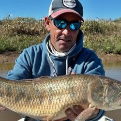 El buen clima de los últimos días favoreció a que se den buenos rindes en muchos pesqueros.