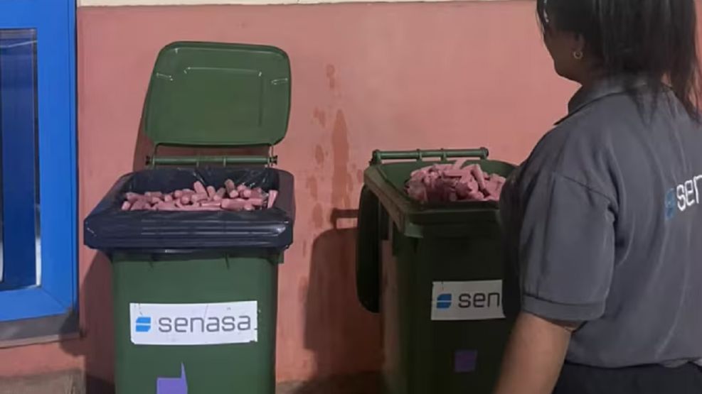 Decomisaron más de 100 kilos de salchichas brasileñas.