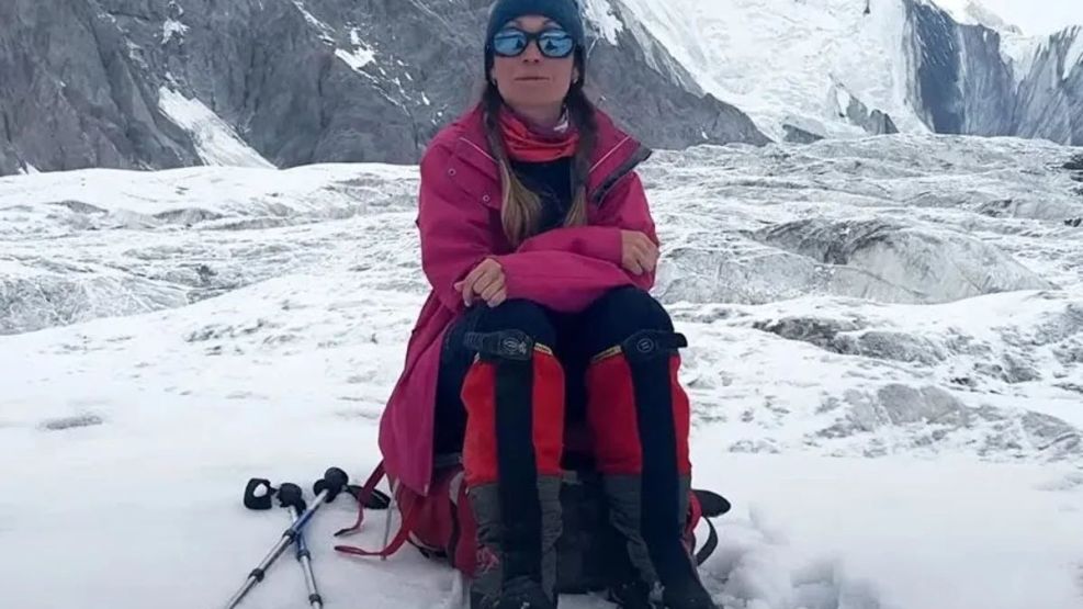 La alpinista rusa, Natalia Nagovitsyna, de 47 años. 