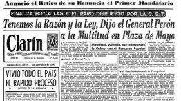 Tapa de Clarín 1/9/1955