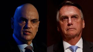 Alexandre de Moraes y Jair Bolsonaro 30082025