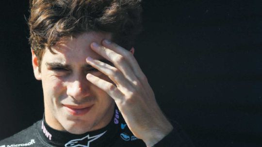 Colapinto larga 16º: enojo con Sainz y con Bearman porque lo taparon