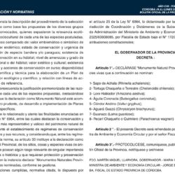El Decreto 197 ya fue publicado en el Boletín Oficial.