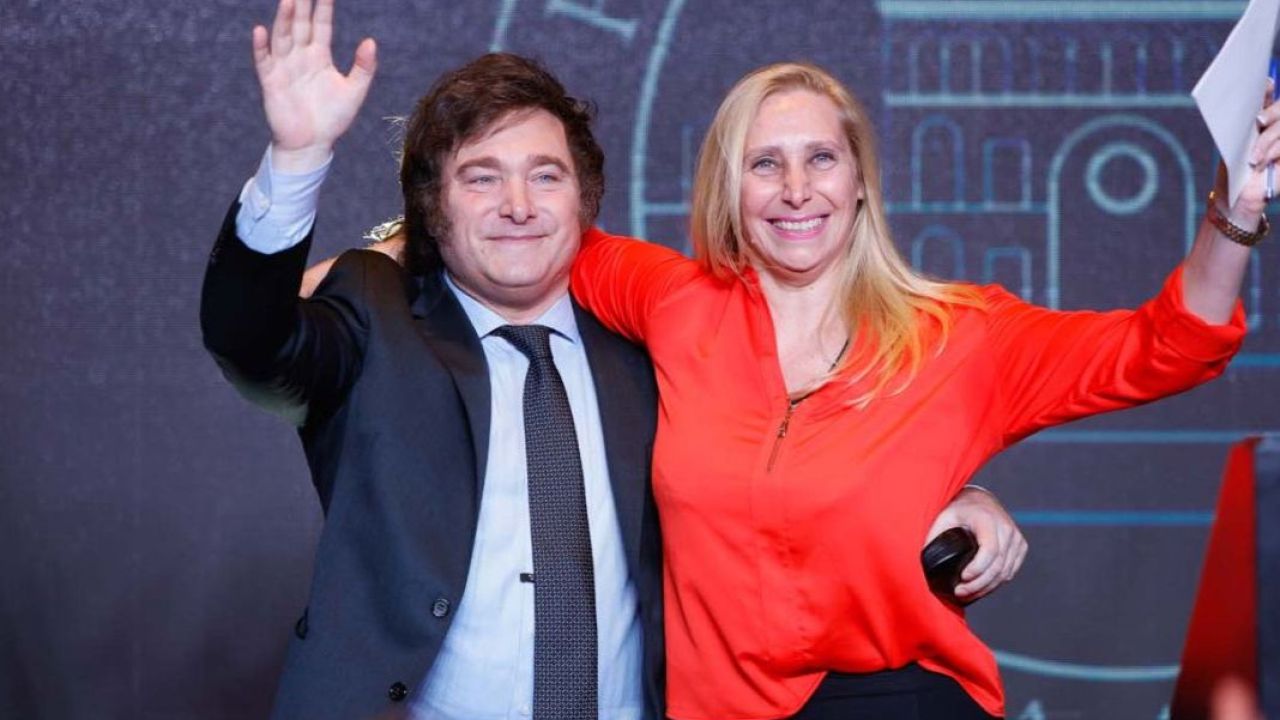 Javier Milei y Karina Milei | Foto:CEDOC