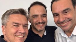 Zdero junto a Juan Pablo y Gustavo Valdés