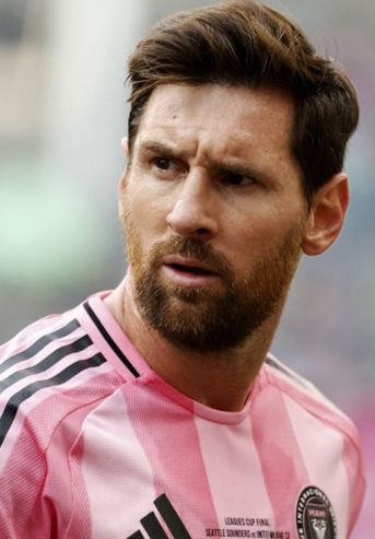 Lionel Messi en la final de la Leagues Cup