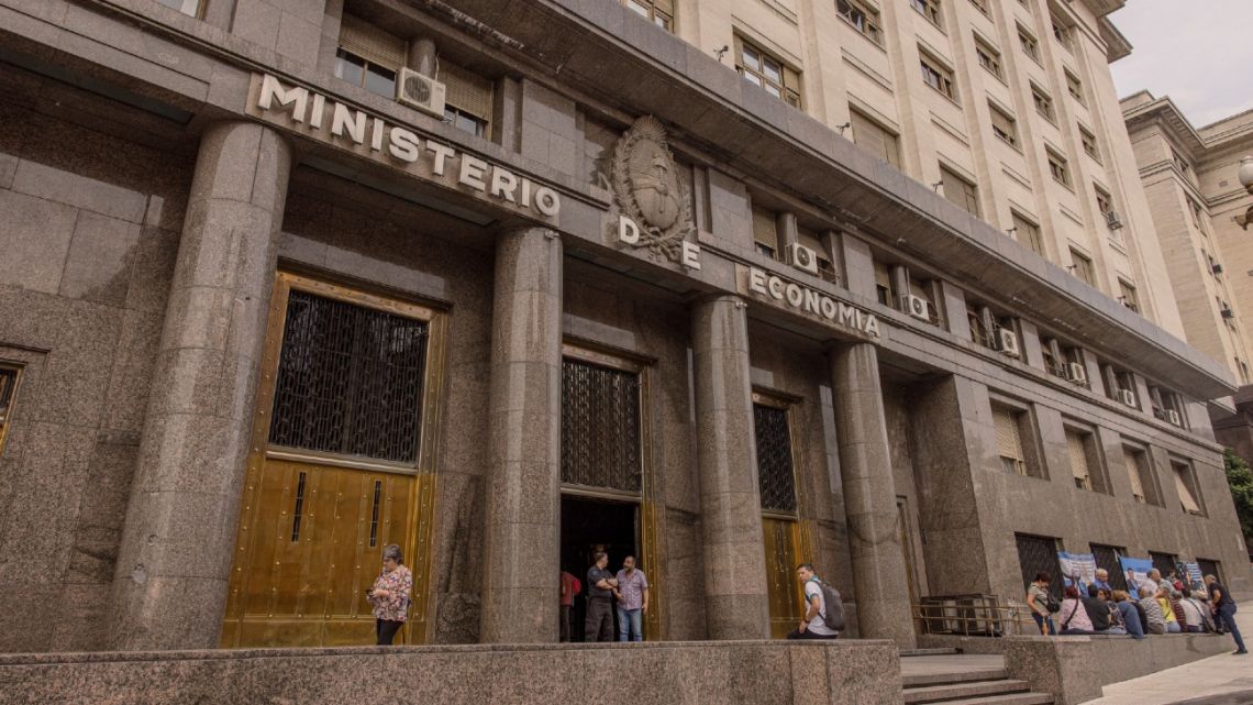 The Economy Ministry in Buenos Aires.