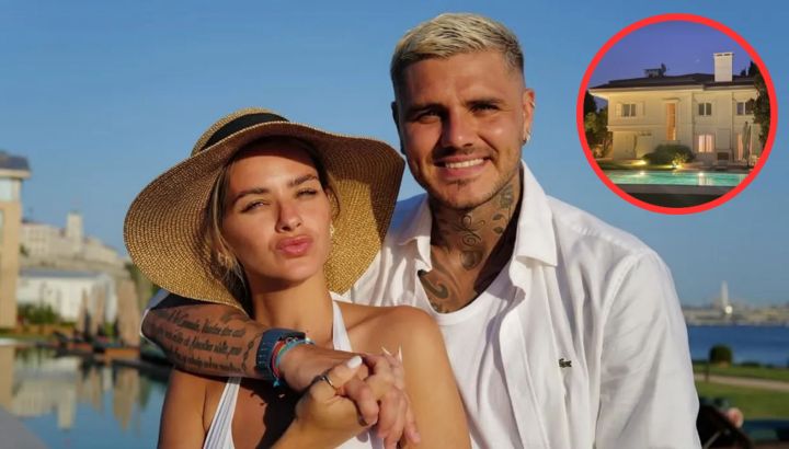 Mauro Icardi reveló en sus redes la impresionante mansión que comparte con la China Suárez en Turquía