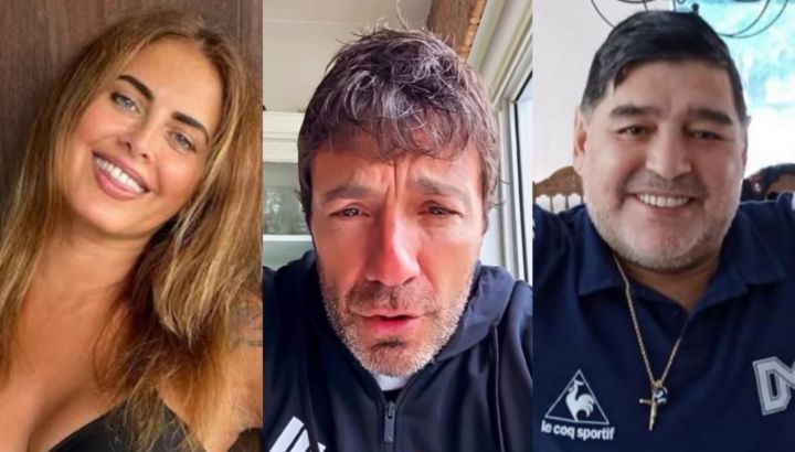 Gustavo Conti explotó contra Luis Ventura por decir que Silvina Luna y Diego Maradona habrían tenido un romance: "Eso es de forro"