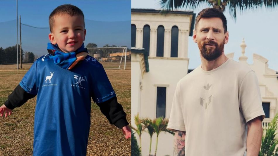 MESSI Y LUCA CUBERO