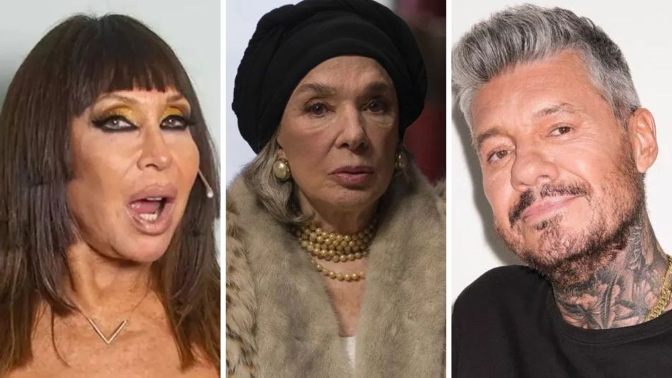 Moria Casán - Graciela Borges - Marcelo Tinelli 