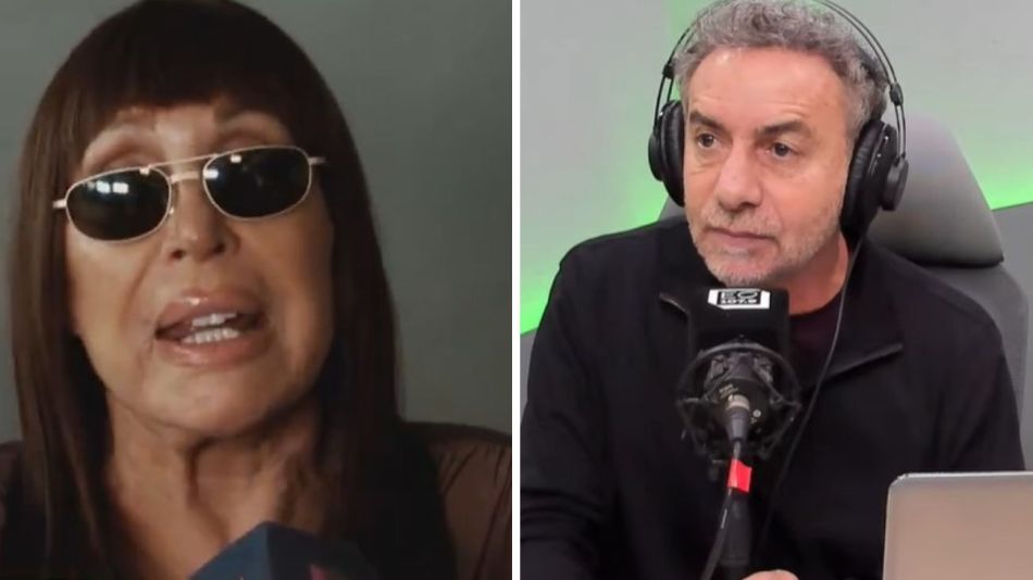 Moria Casán y Luis Majul