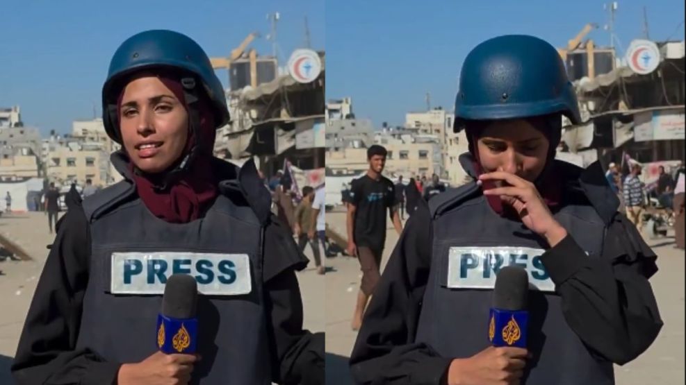 Periodista Palestina Nour Al-Hadath