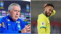 Carlo Ancelotti y Neymar