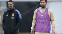 Lionel Scaloni y Lionel Messi