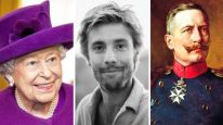 Cristián de Hannover, reina Isabel II y al káiser Guillermo II