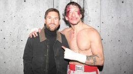 Lionel Messi y Nicolás Vázquez