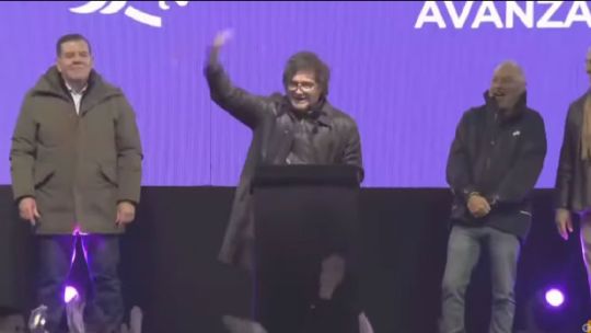 Milei en acto de Moreno 03092025