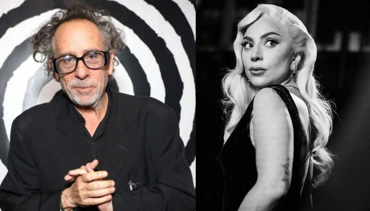 Netflix compartió una imagen inédita de Lady Gaga junto a Tim Burton: Todos los detalles de su personaje en "Wednesday"