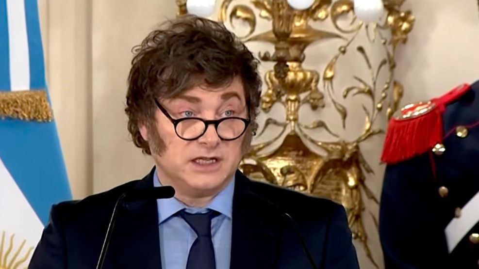 El presidente Milei 03092025