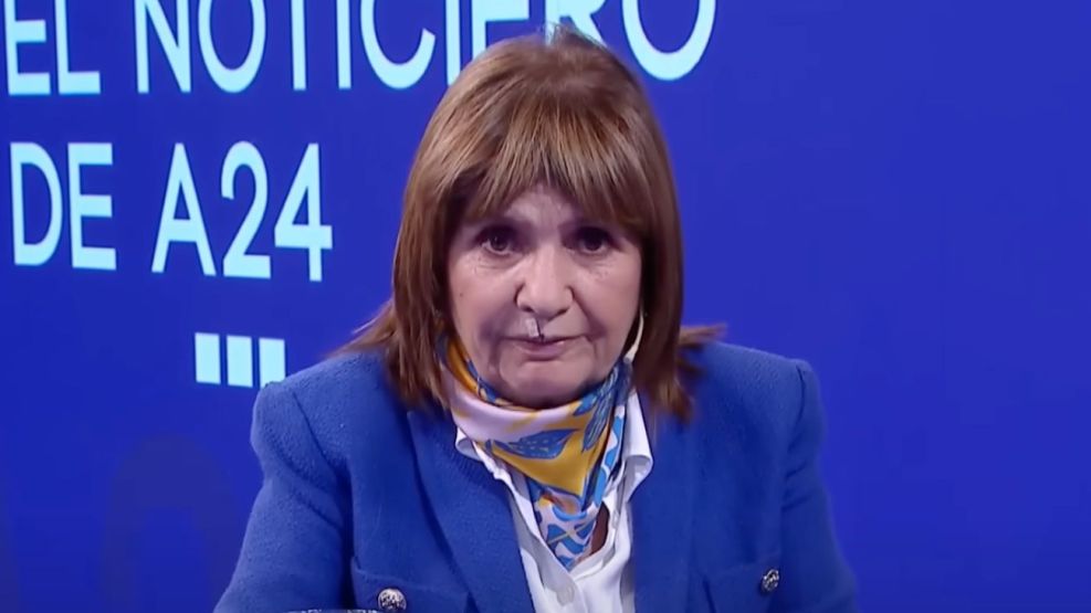 La ministra de Seguridad Patricia Bullrich 