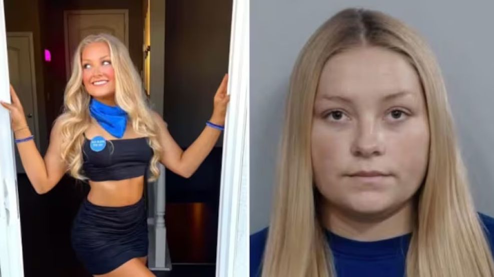 Laken Snelling, estudiante de la Universidad de Kentucky y reina de belleza de su ciudad.   