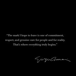 MURIO GIORGIO ARMANI