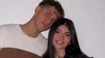 Valentino López y su novia, Carola
