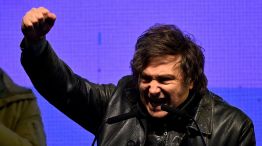 Acto Milei Karina Policía detenidos Moreno 04092025