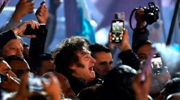 Acto Milei Karina Policía detenidos Moreno 04092025