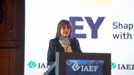 Patricia Bullrich en un encuentro con empresarios 04092025