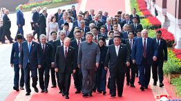 Putin, Xi Jinping y Kim-Il-jung 04092025