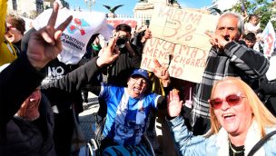 Festejos Plaza Congreso Veto Discapacidad 04092025