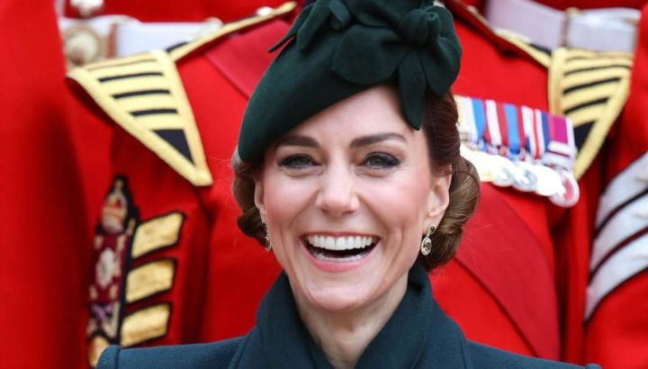 Reapareció Kate Middleton con un radical cambio de look
