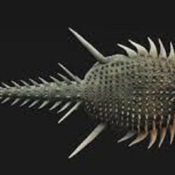 Tenía púas de hasta un metro de largo.