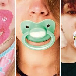 En plataformas de comercio electrónico como Mercado Libre se ofrecen chupetes de tamaño adulto con precios que van desde los 33 mil hasta los 78 mil pesos. | Foto:Cedoc