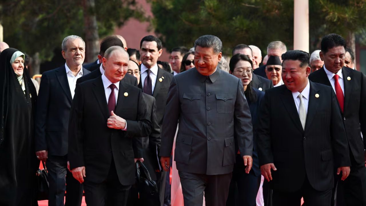 Putin, Xi Jinping y Kim | Foto:CEDOC