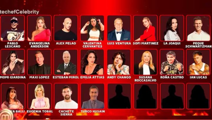 Telefe confirmó quiénes son los 24 participantes de Masterchef Celebrity: cuáles son los famosos que se sumaron