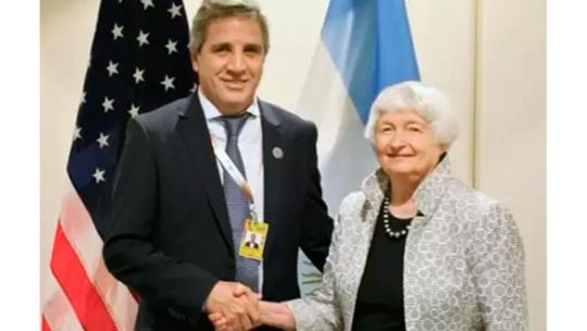 Luis Caputo habló de “enorme admiración” por el Gobierno y de un inmenso interés de los inversores