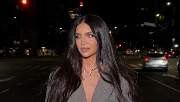 Zaira Nara se robó todas las miradas en una disco porteña: su jugado look con pantalón oxford y transparencia total